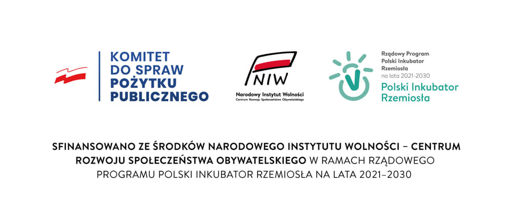 Dotacja z Narodowego Instytutu Wolności - logo PIR